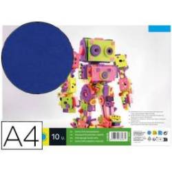 Goma eva liderpapel azul paquete de 10 hojas