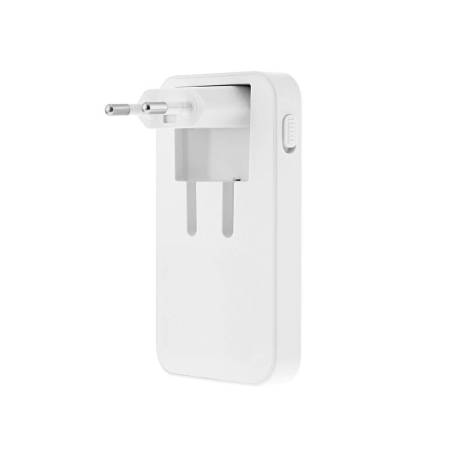 CARGADOR DE PARED TNB GAN 65 W 2XUSB-C+ USB-A PLEGABLE COLOR