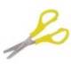 Tijera escolar Liderpapel Acero inoxidable punta redondeada 14cm