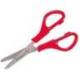 Tijera escolar Liderpapel Acero inoxidable punta redondeada 14cm
