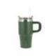 TAZA TERMICA ASA MARCA ANTARTIK PULSE ISOTERMICA TAPA HERMETICACERO INOXIDABLE PAJITA LIBRE BPA VERDE MILITAR 570 ML