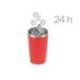 VASO TERMICO MARCA ANTARTIK MONO TAPA HERMETICA ACERO INOXIDABLE LIBRE DE BPA ROJO 520 ML