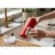 VASO TERMICO MARCA ANTARTIK MONO TAPA HERMETICA ACERO INOXIDABLE LIBRE DE BPA ROJO 520 ML