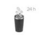 VASO TERMICO MARCA ANTARTIK MONO TAPA HERMETICA ACERO INOXIDABLE LIBRE DE BPA NEGRO 520 ML