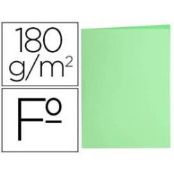 Subcarpeta de cartulina Liderpapel Tamaño folio color Verde pastel 180g/m2