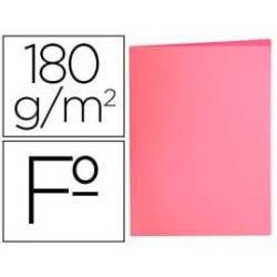 Subcarpeta de cartulina Liderpapel Tamaño folio color Rosa pastel 180g/m2