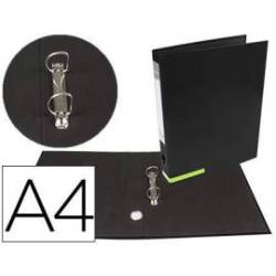 Carpeta Liderpapel carton forrado Color System A4 negra 