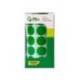GOMETS MARCA LIDERPAPEL AUTOADHESIVO S CIRCULOS 20 MM VERDE ROLLO DE 2000 UNIDADES EN CAJA DE CARTON