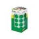 GOMETS MARCA LIDERPAPEL AUTOADHESIVO S CIRCULOS 20 MM VERDE ROLLO DE 2000 UNIDADES EN CAJA DE CARTON