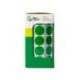 GOMETS MARCA LIDERPAPEL AUTOADHESIVO S CIRCULOS 20 MM VERDE ROLLO DE 2000 UNIDADES EN CAJA DE CARTON