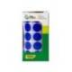 GOMETS MARCA LIDERPAPEL AUTOADHESIVO S CIRCULOS 20 MM AZUL ROLLO DE 2000 UNIDADES EN CAJA DE CARTON