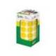 GOMETS LIDERPAPEL AUTOADHESIVO S CIRCULOS 20 MM AMARILLO ROLLO DE 2000 UNIDADES EN CAJA DE CARTON