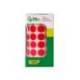 GOMETS LIDERPAPEL AUTOADHESIVO S CIRCULOS 15 MM ROJO ROLLO DE 2500 UNIDADES EN CAJA DE CARTON
