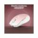 RATON MARCA TNB GRADIENT INALAMBRICO 1600 DPI USB TIPO-C SEIS BOTONES COLOR ROSA