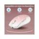 RATON MARCA TNB GRADIENT INALAMBRICO 1600 DPI USB TIPO-C SEIS BOTONES COLOR ROSA