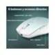 RATON MARCA TNB GRADIENT INALAMBRICO 1600 DPI USB TIPO-C SEIS BOTONES COLOR AZUL