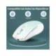 RATON MARCA TNB GRADIENT INALAMBRICO 1600 DPI USB TIPO-C SEIS BOTONES COLOR AZUL