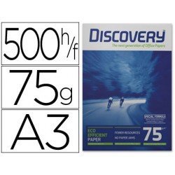 Papel multifuncion A3 Discovery 75 g/m2