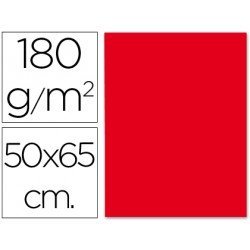 Cartulina Liderpapel 180 g/m2 color rojo
