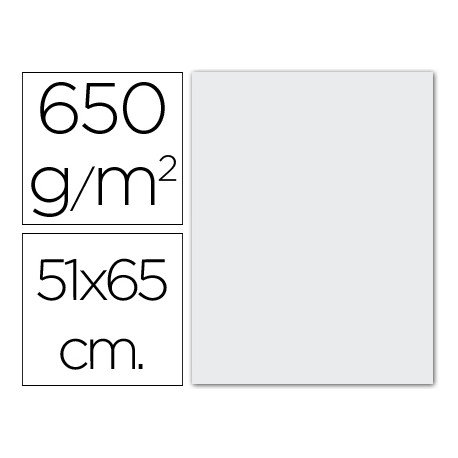 Cartulina extra blanca Vilaseca 510 x 650 mm 650 g/ m2