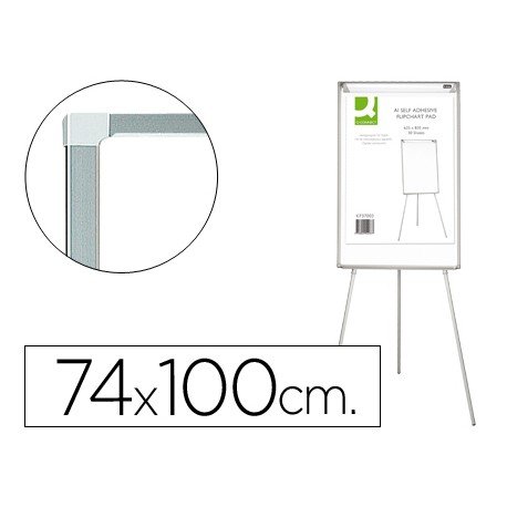 Pizarra Q-Connect magnética trípode extensible 74x100 cm