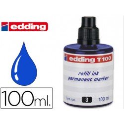 Tinta permanente rotulador Edding T-100 azul