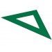 Escuadra faber 16 cm plastico verde