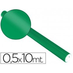 Papel metalizado Sadipal verde 65g/m2 50x10 cm