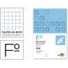 Recambio Liderpapel Folio 4 taladros 60 gr cuadrícula 8mm