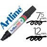 Rotulador permanente Artline EK-100 Recargable Negro