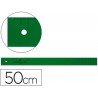 Regla faber castell 50 cm plastico color verde