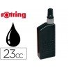 Tinta china rotring negra -frasco de 23 cc