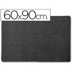 Alfombra 3m polipropileno color negro 60x90 cm