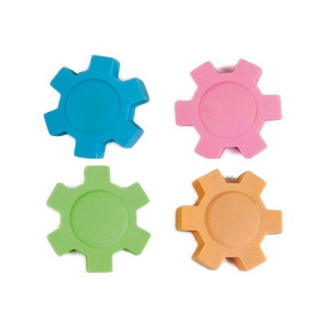 Goma Liderpapel mecano expositor 48 uds
