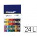 Lapices cera blanda Manley caja 24 unidades