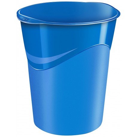 Papelera plastico Cep Azul de 14 litros 