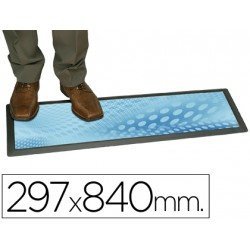 Alfombra para suelo planning Sisplamo transparente con funda personalizable 29,7x84cm