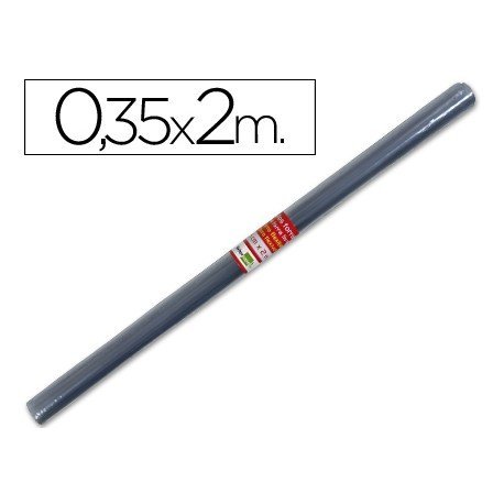 Rollo plastico forralibros Liderpapel 0,35 x 2 mt