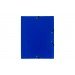Carpeta con gomas Exacompta 3 solapas A4 Polipropileno Azul