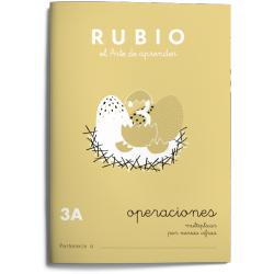 Cuaderno Rubio Matemáticas Operaciones nº 3 A Multiplicar por varias cifras
