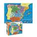 Puzzle a partir de 5 años Provincias de España marca Diset